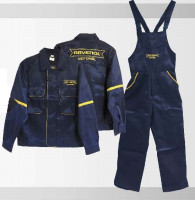 Auto mechanic suit with RAVENOL logo